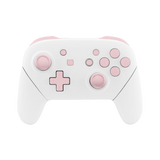 Custom Soft-Touch White and Pink Baby Nintendo Switch Pro Controller