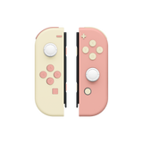 Custom 2-Tone Peaches & Cream Themed Nintendo Switch Joy-Con Controllers