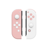 Custom 2-Tone Strawberry Mochi Themed Nintendo Switch Joy-Con Controllers