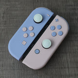 Custom 2-Tone Cotton Candy Themed Nintendo Switch Joy-Con Controllers