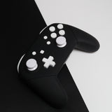 Custom Black and White Nintendo Switch Pro Controller