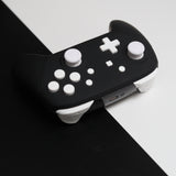 Custom Black and White Nintendo Switch Pro Controller